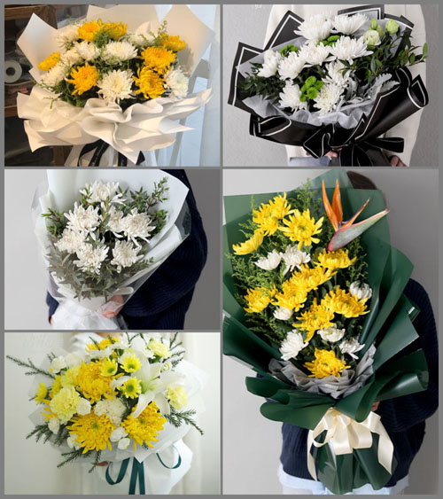山西忻州五台县神西乡水泉湾村白事花束代送